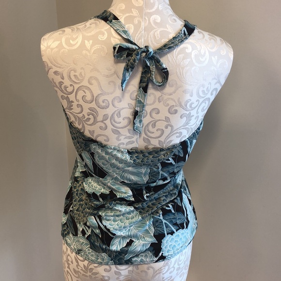 Tropical Floral Print Halter Top by Ann Taylor - Picture 2 of 4